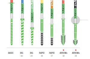 Slalomová tyč SOFT 25mm modrá basic