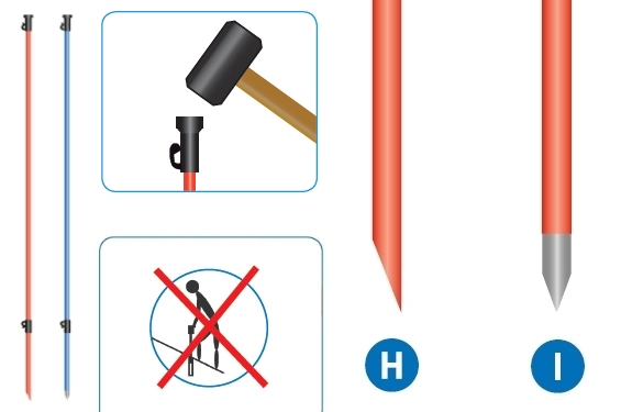 Pevná tyč FiberGlass 