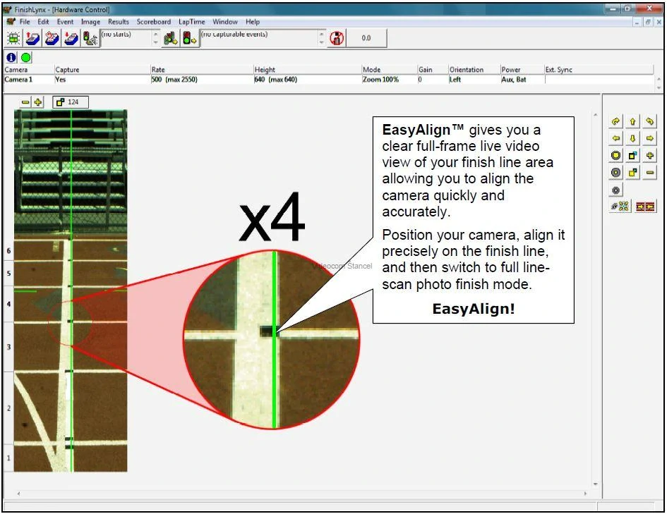 Cieľova kamera Finishlynx Club Vision