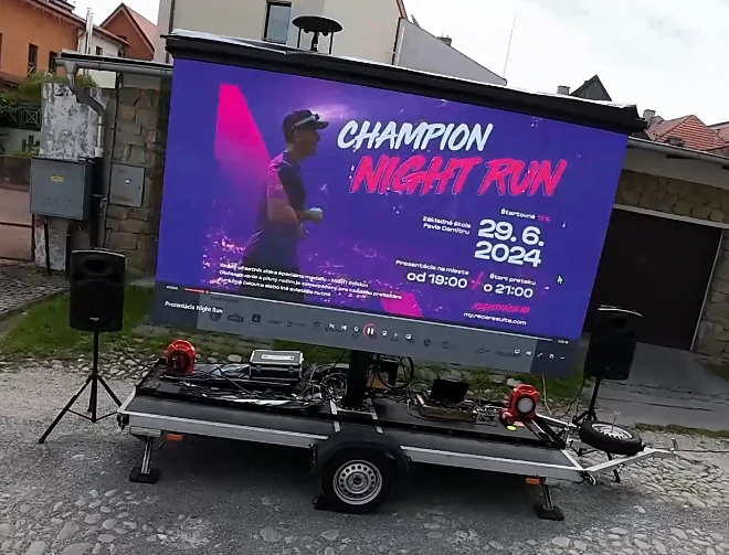 PRENÁJOM Veľkoplošná obrazovka 3,5 x 2m
