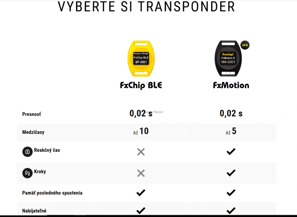 Freelap atletická sada 111