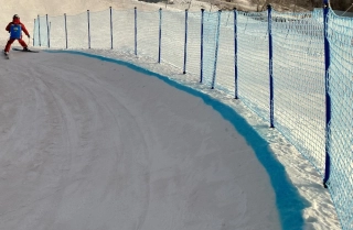 Ohradzovacia sieť 15x1,5 svetlo modrá