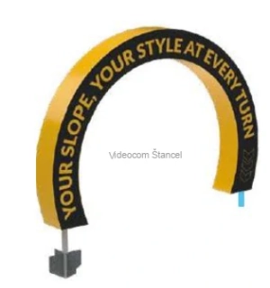 Oblúk olimpijský s prispôsobiteľným dizajnom prevedenie s 1 kovovým podstavcom 