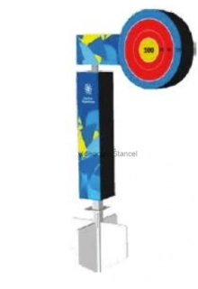 Horizontálny terč - prispôsobiteľný