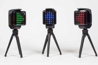 Sada 8 svetelných semafórov s časomierou so statívmi